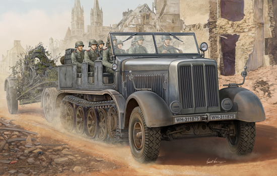 TR01583 Trumpeter 1/35 Sd.Kfz.8 Schwerer Zugkraftwagen 12t Trumpeter