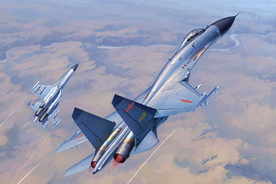 TR01662 Trumpeter 1/72 Chinese J-11B Fighter Trumpeter