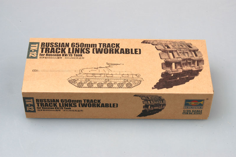 TR02042 Trumpeter 1/35 Russian 650mm steel track for Russian KV/JS tank Trumpeter