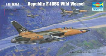 TR02202 Trumpeter 1/32 U. S. Republic F-105G Wild Weasel Trumpeter