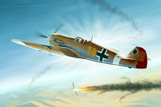 TR02293 Trumpeter 1/32 Messerschmitt Bf 109F-4/Trop Trumpeter
