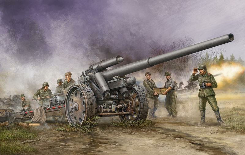 TR02305 Trumpeter 1/35 German s.10cm K.18 Cannon Trumpeter