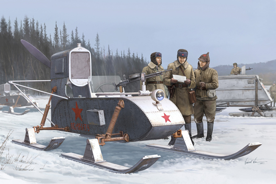 TR02322 Trumpeter 1/35 Soviet Aerosan RF-8 Trumpeter