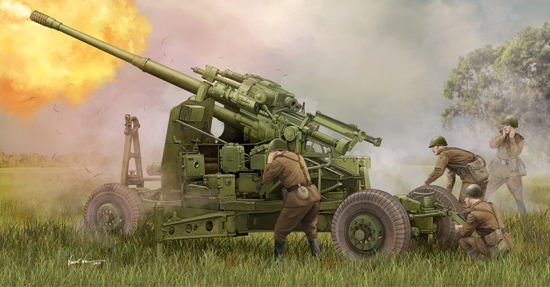 TR02349 Trumpeter 1/35 Soviet 100mm Air Defence Gun KS-19M2 Trumpeter
