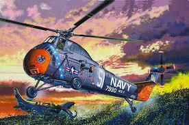 TR02882 Trumpeter 1/48 H-34 US NAVY RESCUE - Re-Edition Plastic Model Kit Trumpeter