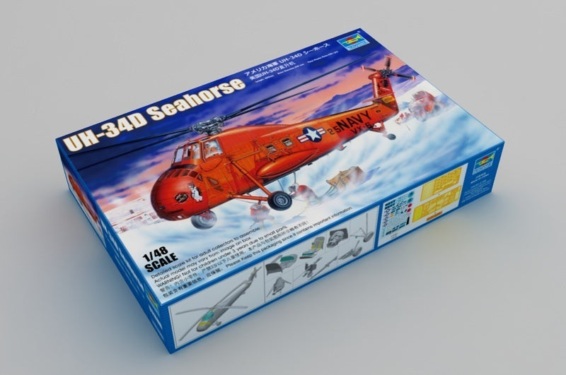TR02886 Trumpeter 1/48 UH-34D Seahorse - Re-Edition Plastic Model Kit Trumpeter