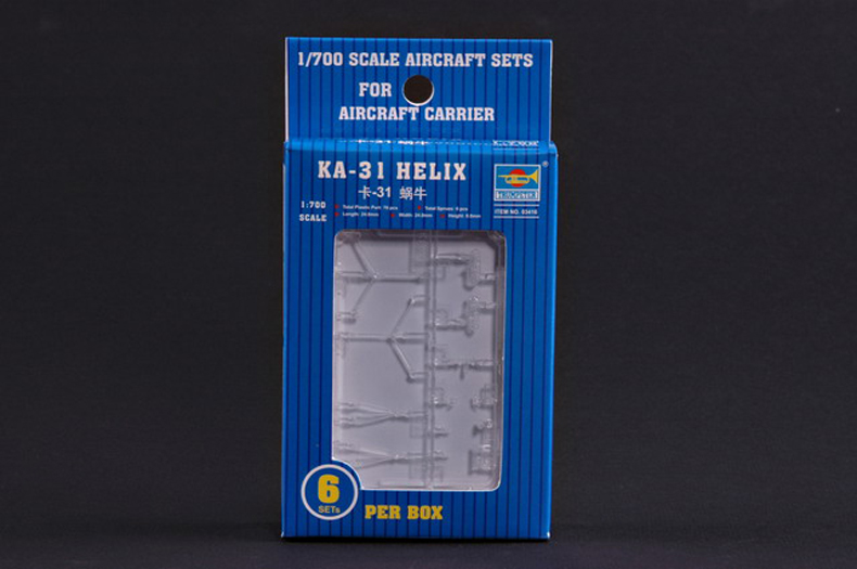TR03416 Trumpeter 1/700 Ka-31 Helix -helicopter(6 pcs/box) Trumpeter