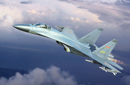 TR03915 Trumpeter 1/144 PLAAF J-11B fighter Trumpeter