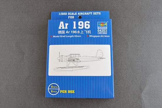 TR04203 Trumpeter 1/200 AR196 Plastic Model Kit Trumpeter