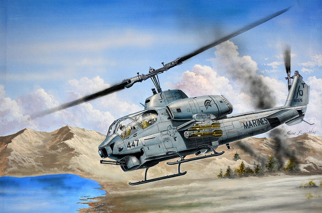 Trumpeter 1/35 AH-1W Super Cobra Plastic Model Kit TR05116