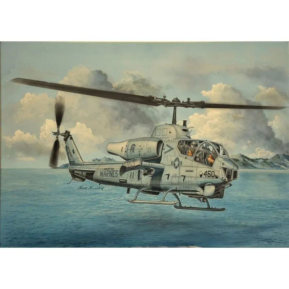 Trumpeter 1/35 AH-1W Super Cobra (Turned Exhaust) Plastic Model Kit TR05117