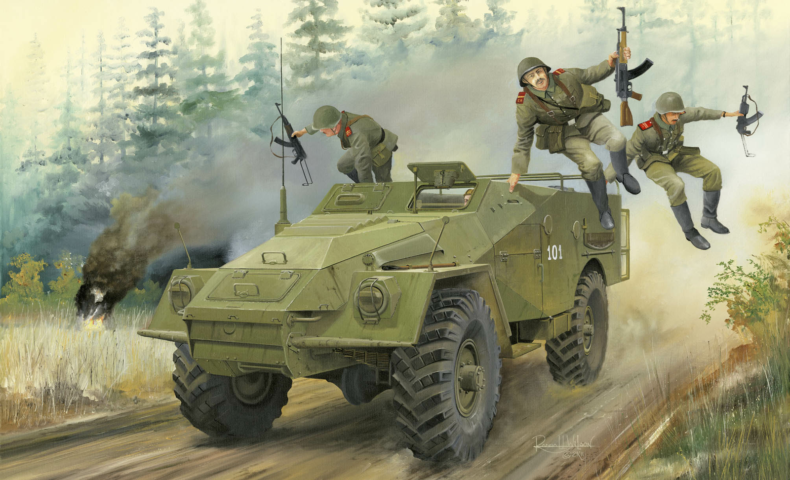 TR05517 Trumpeter 1/35 Russian BTR-40 APC Trumpeter