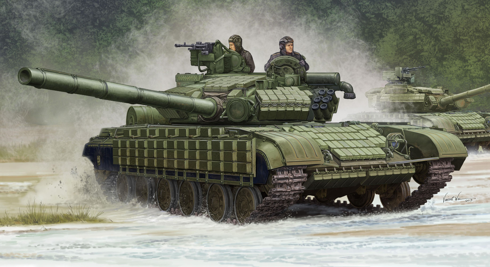 TR05522 Trumpeter 1/35 Soviet T-64BV MOD 1985 Trumpeter