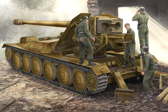 TR05523 Trumpeter 1/35 12.8cm PAK 44 Waffentrager Krupp 1 Trumpeter