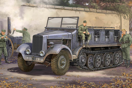 TR05530 Trumpeter 1/35 German Sd.Kfz.6 Halbkettenzugmaschine Pionierausfu Trumpeter