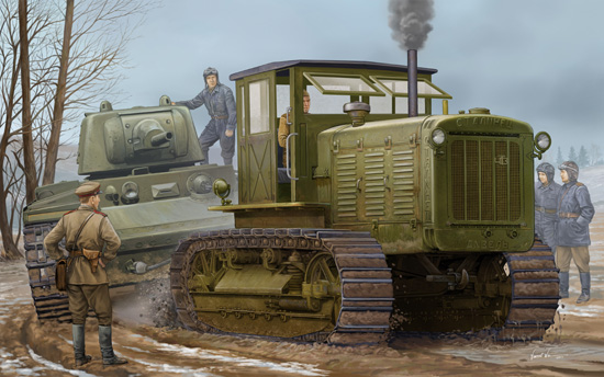 TR05539 Trumpeter 1/35 Russian ChTZ S-65 Tractor with Cab1 Trumpeter