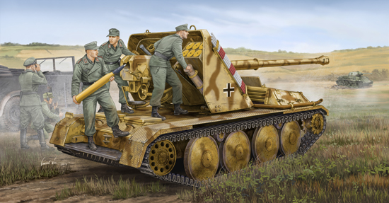 TR05550 Trumpeter 1/35 German 8.8cm PAK-43 Waffentrager Self Propelled Gun Trumpeter