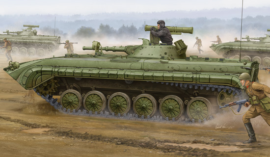 TR05556 Trumpeter 1/35 Soviet BMP-1P IFV Trumpeter