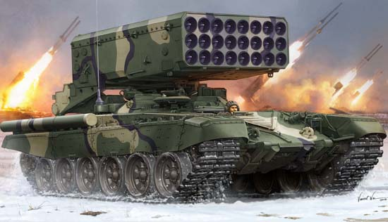 TR05582 Trumpeter 1/35 Russian TOS-1 24-Barrel Multiple Rocket Launcher Trumpeter