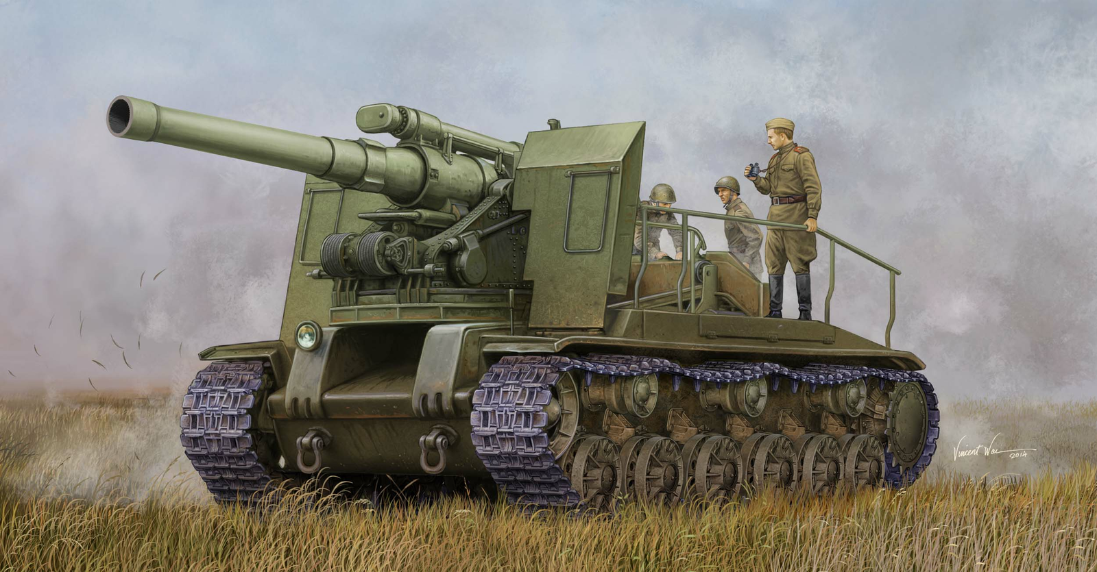 TR05583 Trumpeter 1/35 Soviet S-51 Self-Propelled Gun Trumpeter