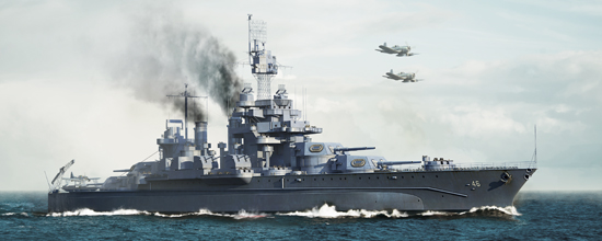 TR05770 Trumpeter 1/700 USS Maryland BB-46 1945 Trumpeter