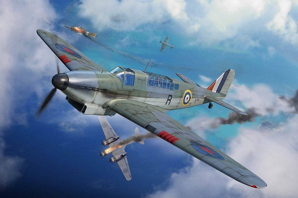 Trumpeter 1/48 Fairey Fulmar MK.II Plastic Model Kit TR05823