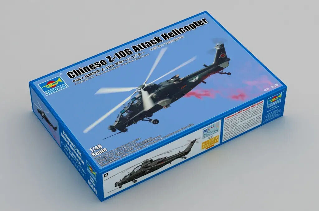 Trumpeter 1/48 Chinese Z-10G Attack Helicopter Plastic Model Kit TR05849