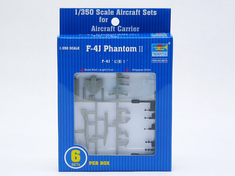 TR06219 Trumpeter 1/350 F-4J Phantoms II (6pcs. per box) Trumpeter