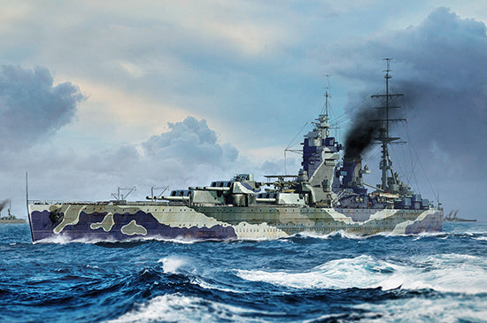 TR06718 Trumpeter 1/700 HMS Rodney Plastic Model Kit Trumpeter