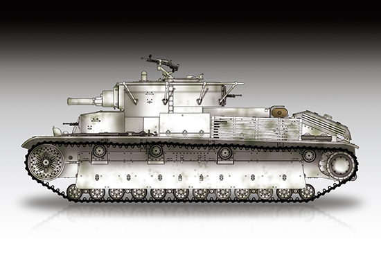 TR07151 Trumpeter 1/72 Soviet T-28 Medium Tank (Riveted) Plastic Model Kit Trumpeter