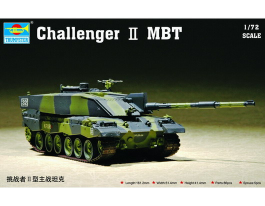 TR07214 Trumpeter 1/72 Challenger II MBT Trumpeter