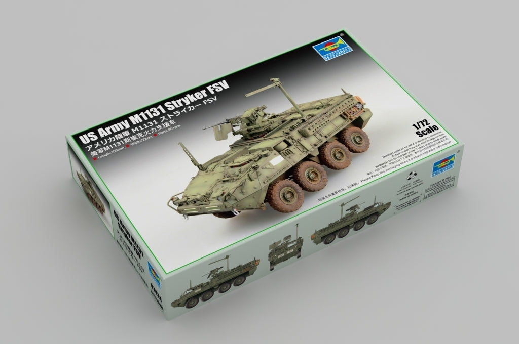 Trumpeter 1/72 US Army M1131 Stryker FSV Plastic Model Kit TR07424
