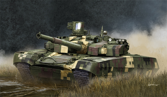 TR09512 Trumpeter 1/35 Ukrainian T-84BM Oplot MBT Trumpeter