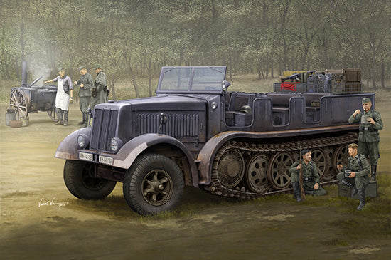 TR09538 Trumpeter 1/35 Sd.Kfz.8 (DB9)Half-Track Artillery Tractor Plastic Model Kit Trumpeter