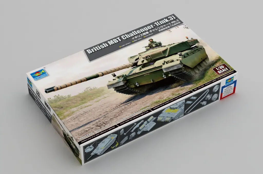 Trumpeter 1/35 British MBT Challenger-1(mk.3) Plastic Model Kit TR09611