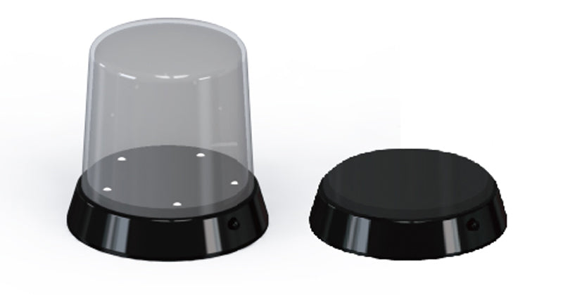 TR09861 Trumpeter Round top Display case - Led stand 84 x 115mm Trumpeter