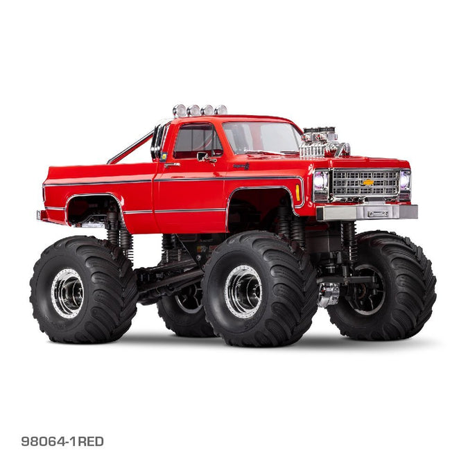 Traxxas TRX-4MT 1/18 Chevrolet K10 4x4 RC Monster Truck - Red 98064-1 Traxxas