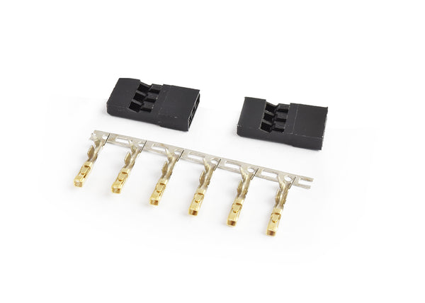 TRC-1001M JR connector Male Gold plated terminals 2sets/bag