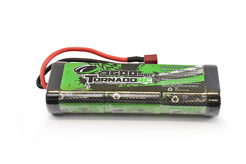 TRC-3600D TORNADO RC 3600MAH 7.2V NIMH STICKPACK DEANS CONNECTOR Tornado