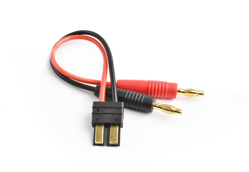 TRC-4009 Male Traxxas Compatible plug to 4.0mm connector charging cable 16AWG 15cm silicone wire