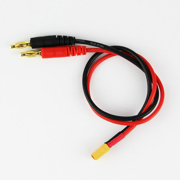 TRC-4020C-16-30 4MM Male Bullet with 30CM lead 16awg to XT30 Male