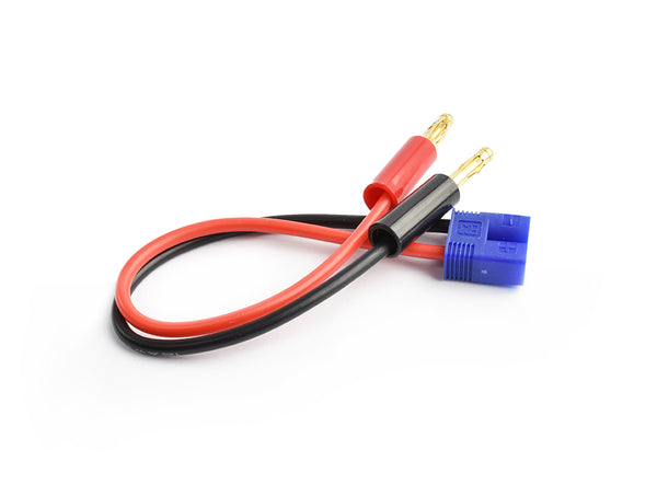 TRC-4028 3.5mm male EC3 connector to 4.0mm connector charging cable 16AWG 15cm silicone wire