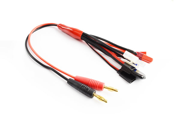 TRC-5010 4.0mm to Deans/Futaba/JST/Tamiya/EC3/TRX/Balancing Connector/DIY extra wire 16AWG 30cm silicone wire
