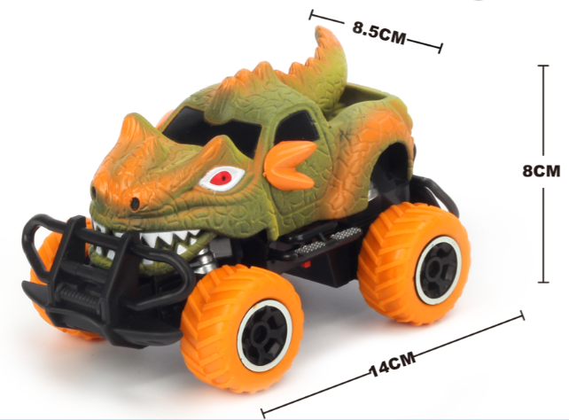 TRC-6146X-O 1:43 mini off-road graffito monster Orange RTR car Body, (Requires AA Batteries) Tornado
