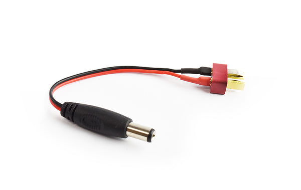 TRC-7004B DC(+ 2.5FUT)to Deans male plug 24#PVC 10cm
