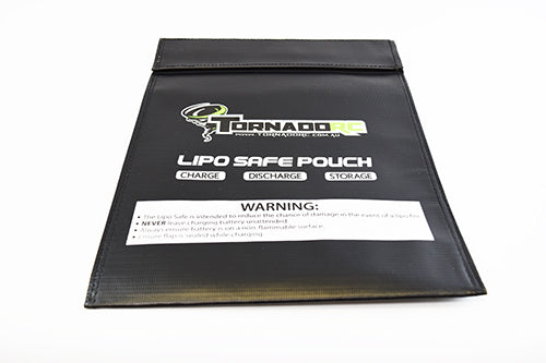 TRC-LPBAG Lipo Safe Pouch Flat Style size: 230 x 300mm Tornado