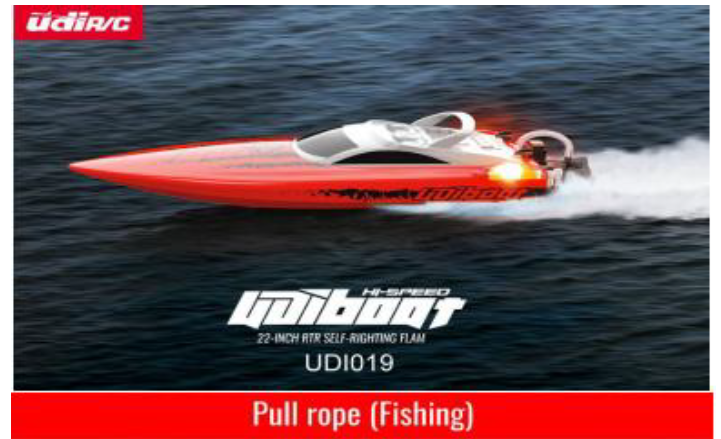 UDI-019 UDIRC RC Boat UDI019 2.4Ghz Remote Drag Net boat UDI