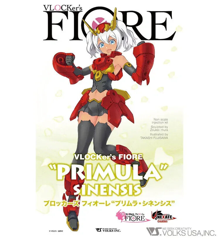 VLOCKer's FIORE Primula Sinensis Plastic Model Kit VL-22720