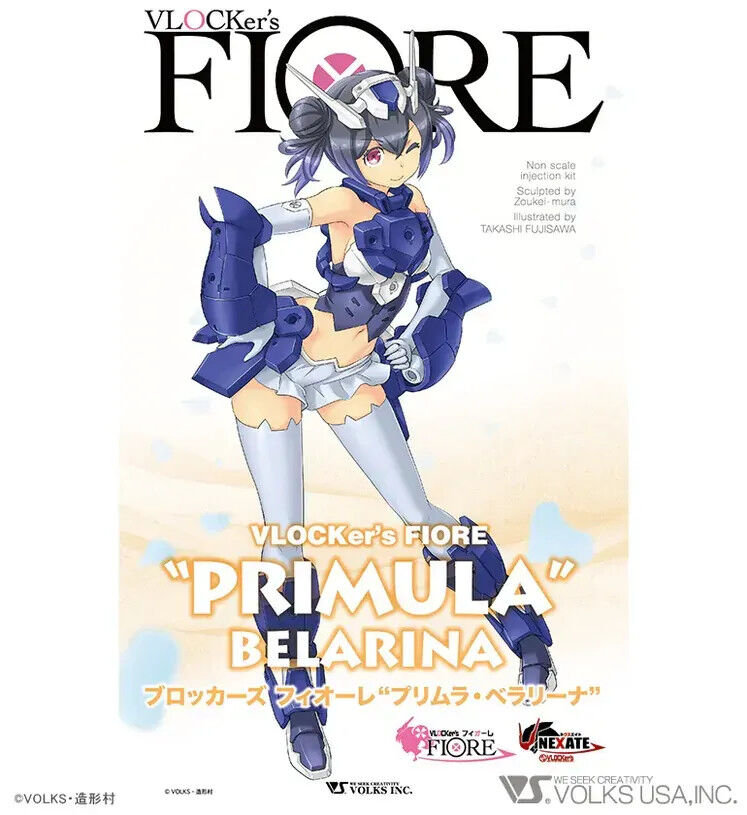 VLOCKer's FIORE PRIMULA BELARINA Plastic Model Kit VL-22853