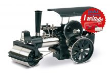 Wilesco D 368 Steam Roller black/nickel W00368